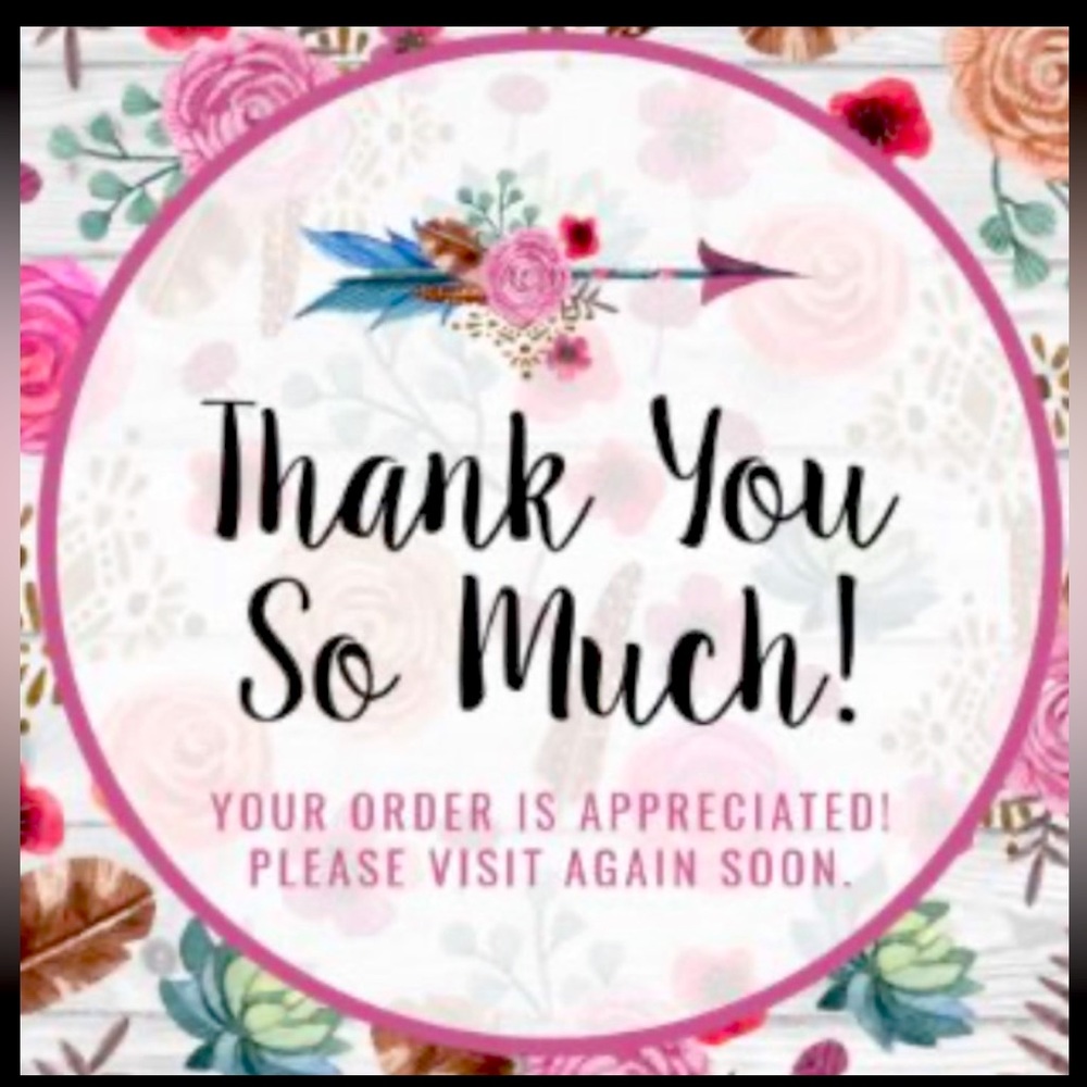 THANK YOU FOR SHOPPING ♥️